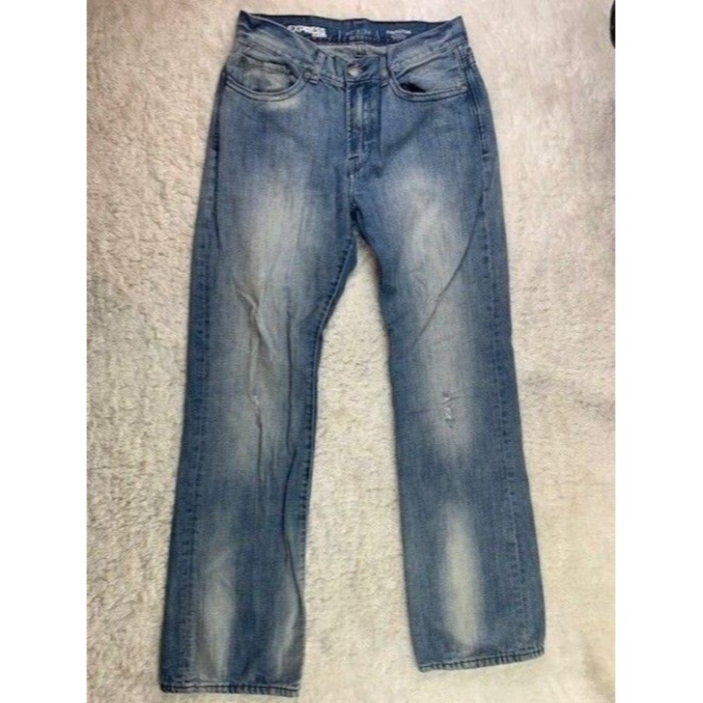 Express Size 32x34 Mens Jeans (Actual Inseam 33) Kingston Classic Fit Bootcut